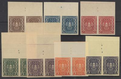 ** - Österr. 1922/24 - Freim. Ausg. "Frauenkopf" - Briefmarken