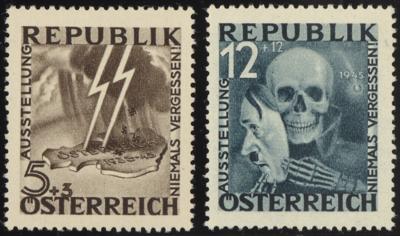 ** - Österr. - Blitz/Totenkopf, - Briefmarken