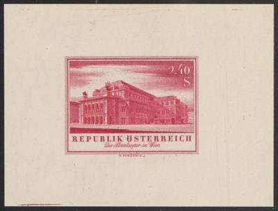 (*) - Österr. Nr. 1030 PU (Staatsoper), - Briefmarken