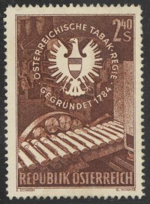 (*) - Österr. Nr. 1077 P (Tabakwerke), - Briefmarken
