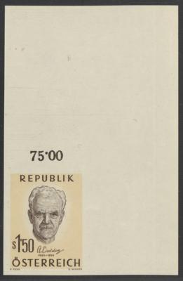 ** - Österr. Nr. 1119 U (1,50 S Eiselsberg), - Briefmarken