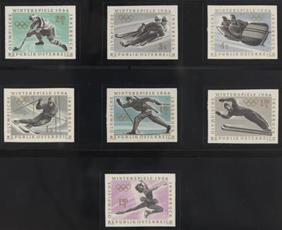 ** - Österr. Nr. 1166 U/72 U (Olympische Spiele), - Briefmarken
