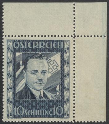 ** - Österr. Nr. 588 (10 S Dollfuß), - Briefmarken
