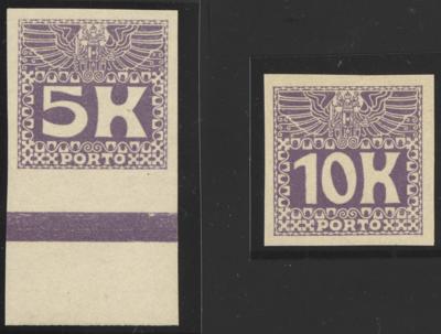 ** - Österr. - Porto Nr. 45U/46U - Stamps