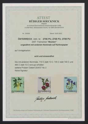 (*) - Österreich um 2007 - Alpenblume - Briefmarken