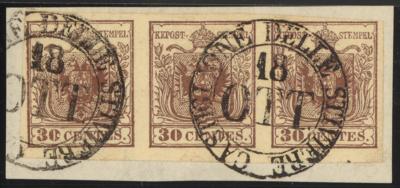 Briefstück - Lombardei - "Doppelkreisstempel - Stamps