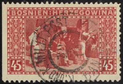 Poststück/gestempelt - Bosnien - Spezialsammlung "BANJALUKA - ZÄHNUNG" (Trappistenkloster Maria Stern), - Stamps