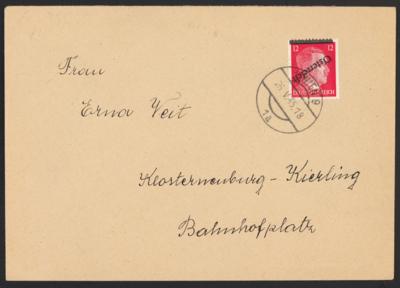 Poststück - Österr. 1945 - I. Wiener - Známky