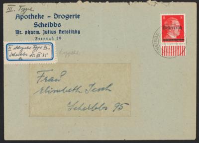 Poststück - Österr. 1945 - Scheibbser - Briefmarken