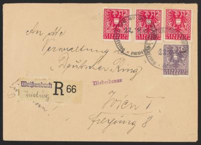 Poststück - Österr. 1945 - Stempelprovisorium - Stamps