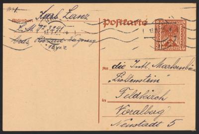 Poststück - Österr. I. Rep. - Ganzsachen - Stamps