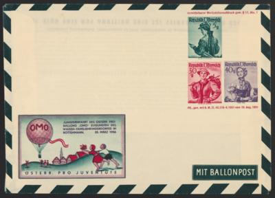 Poststück - Österr. II. Rep. - Ballonpost - Francobolli