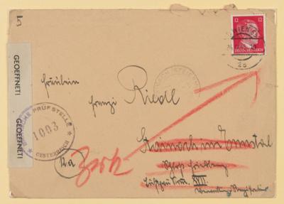 Poststück - Österreich - rare Briefkastenpost - Briefmarken