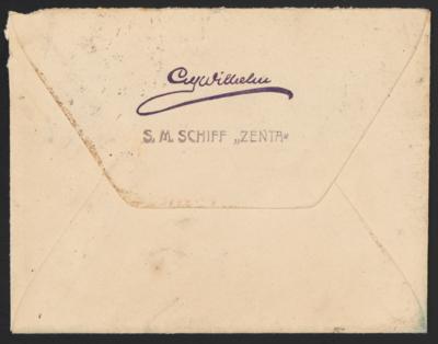 Poststück - Partie Österr. Marine vor und während WK I u.a. ab "Kaiserin Elisabeth" (4, - Briefmarken