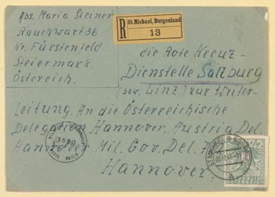 Poststück - Seltenes Burgenlandkuriosum - Briefmarken