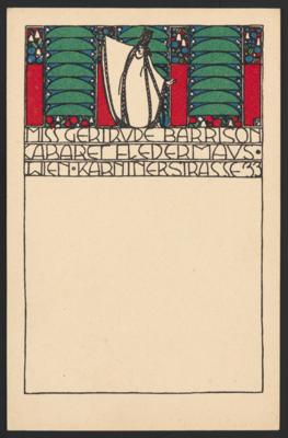Poststück - Wiener Werkstätte WW - Karte - Briefmarken