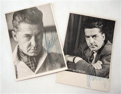 Karajan, Herbert v., - Autogramy