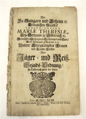Maria Theresia, - Autographs
