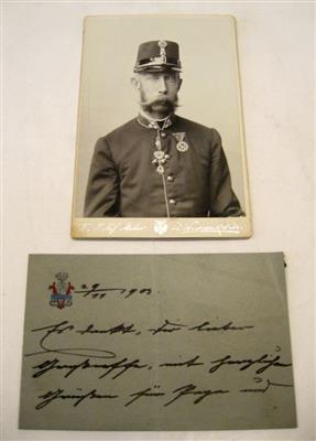 Ludwig Viktor, - Autographs