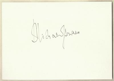 Strauss, Richard, - Autographen