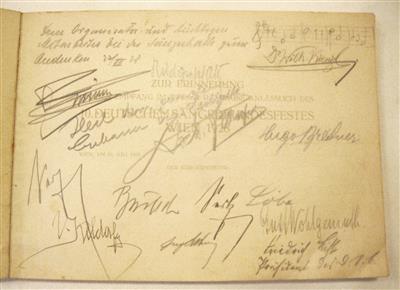 Kienzl, Wilhelm, - Autographen