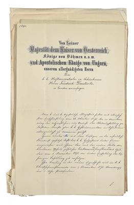 Dautwitz, Friedrich, - Autographs
