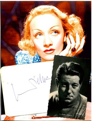 Dietrich, Marlene, - Autographs