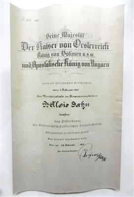 Franz Joseph I., - Autogramy