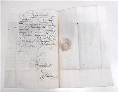 Ferdinand II., - Autographs