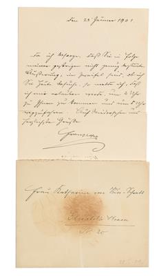 Franz Joseph I., - Autographs