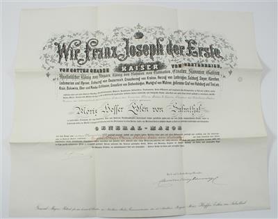 Franz Joseph I., - Autogramy