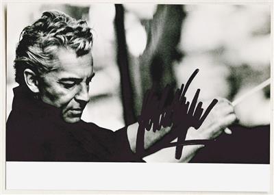 Karajan, Herbert v., - Autographen