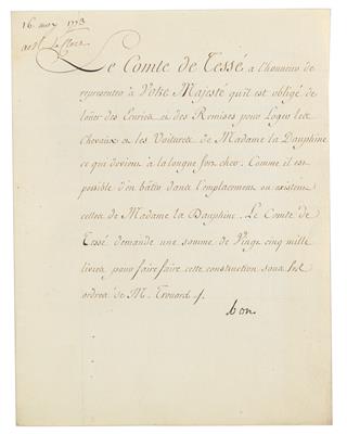 Ludwig XV., - Autographen