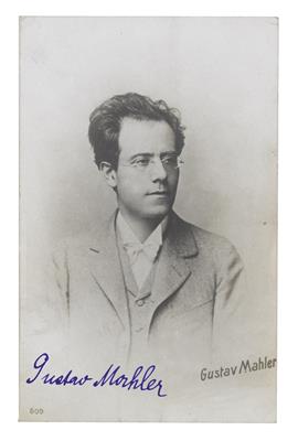 Mahler, Gustav, - Autogramy