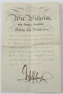 Wilhelm II., - Autographs