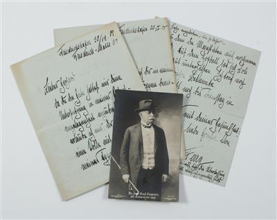 Zeppelin, Ferdinand "Ferry", - Autographs