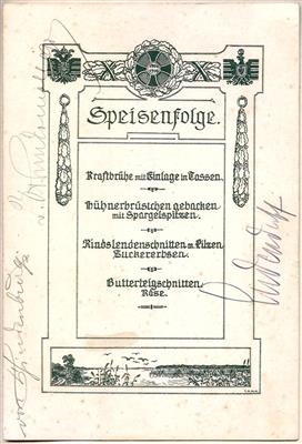 Erster Weltkrieg, - Autographs