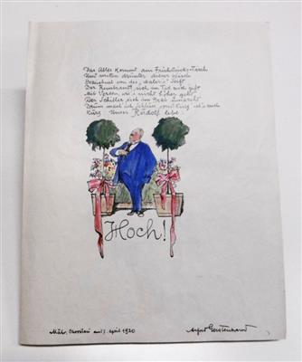 Gerstenbrand, Alfred, - Autografi