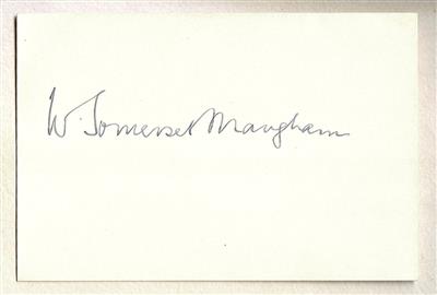 Somerset, Maugham, William, - Autographs