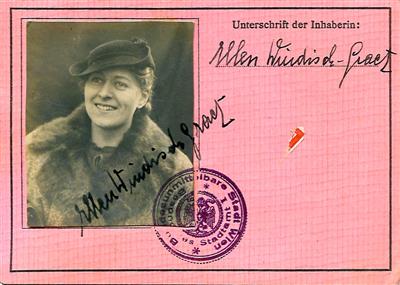 Windisch-Graetz, Ellen, - Autografi