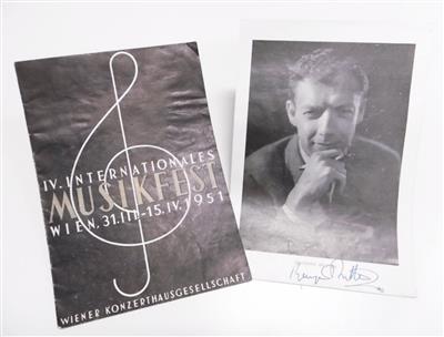 Britten, Benjamin, - Autographs, manuscripts, certificates