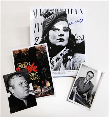 Der dritte Mann - Autographs, manuscripts, certificates