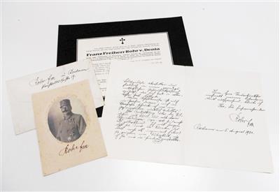 Erster Weltkrieg - Autogramy, rukopisy, papíry