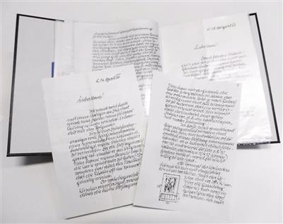 Fladerer, Herbert, - Autografi, manoscritti, atti