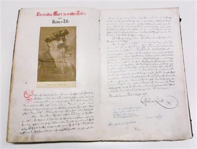 Gästebuch, - Autographs, manuscripts, certificates