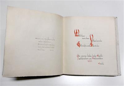 Leischner, Erich Franz, - Autographs, manuscripts, certificates