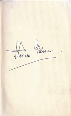 Mann, Thomas, - Autographs, manuscripts, certificates