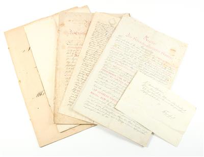 Scheuchenstuel, - Autogramy, rukopisy, papíry