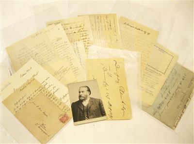 Wissenschaftler - Autographs, manuscripts, certificates