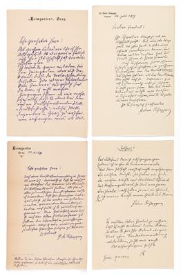 Polzer, Aurelius, - Autogramy, rukopisy, papíry